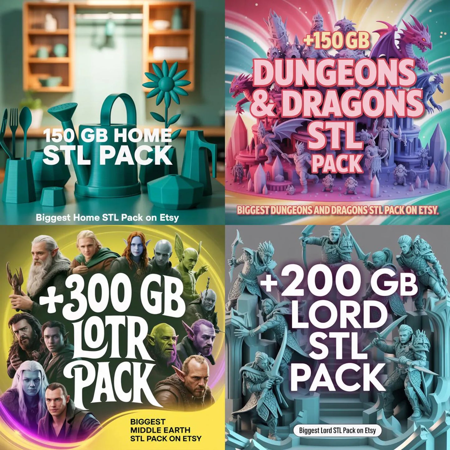 Over 600,000+Premium 30TB+ 3D STL Models-Download Instantly