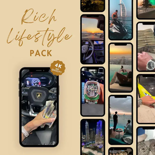 14,000+ Viral Luxury Rich Lifestyle Content: Videos Reels, Cars, Yacht, Plane, Millionaire - TikTok, Instagram, YouTube Shorts - Instant Download (PLR/MRR)