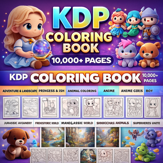 10000+ Pages PLR Coloring Books | With Resell Rights