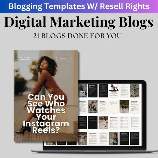 21 Digital Marketing Blogs: Ready-to-Use Blogger Templates