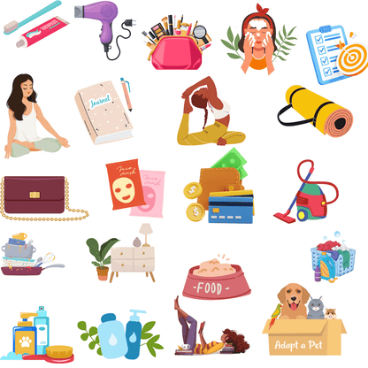 8000+ Digital Stickers For Planners, & Journals |Includes Resell Rights