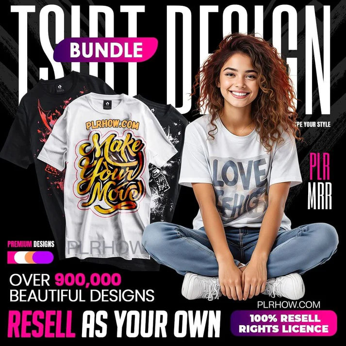 900,000 T-Shirt Designs (with Resell Rights!)