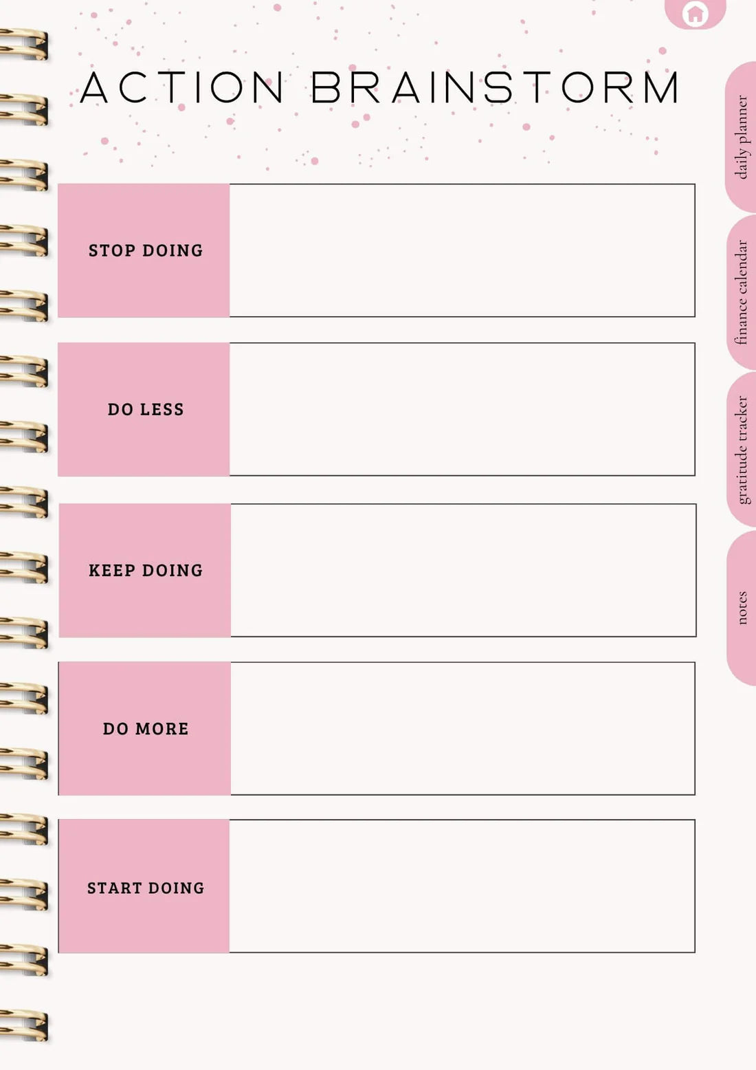 That Girl Planner: Digital & Printable Planner | Variety Of Planners & Trackers (With Resell Rights)