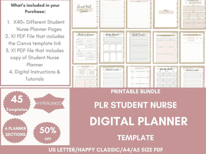 Nursing School Planners with Resell Rights