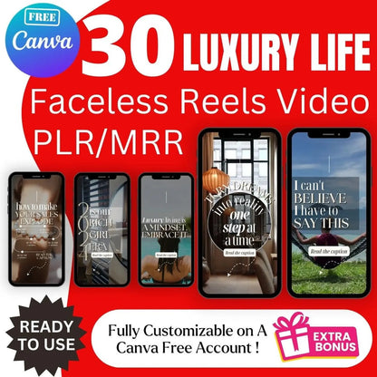 340 Faceless Reels video with Resell Rights.