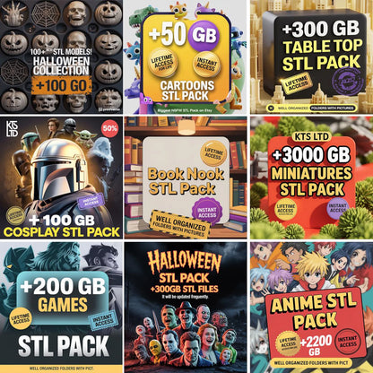 Over 600,000+Premium 30TB+ 3D STL Models-Download Instantly