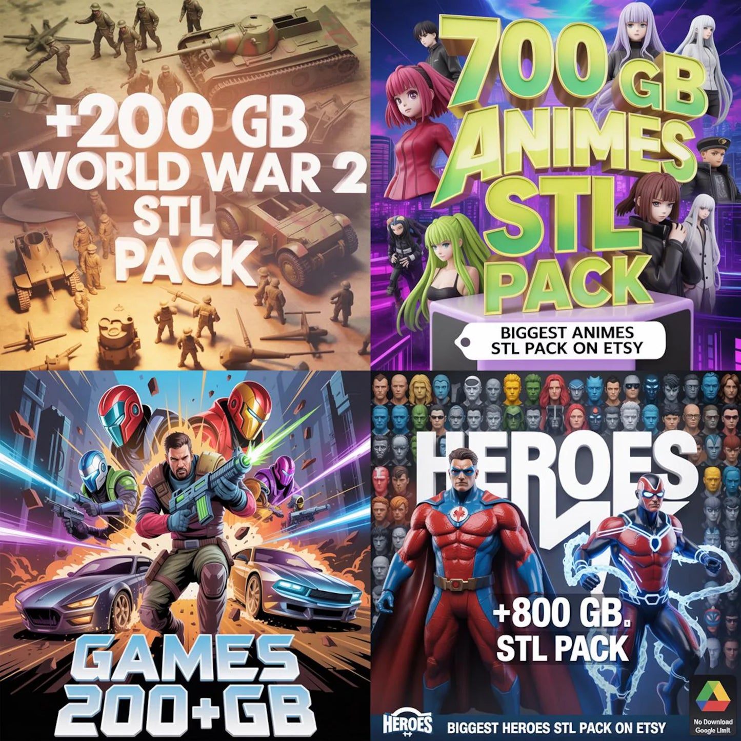 Over 600,000+Premium 30TB+ 3D STL Models-Download Instantly